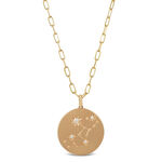 Ikuma Canadian Diamond Virgo Zodiac Necklace 14K