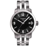 Tissot PRC 200 Black Dial Steel Quartz Watch, 39mm