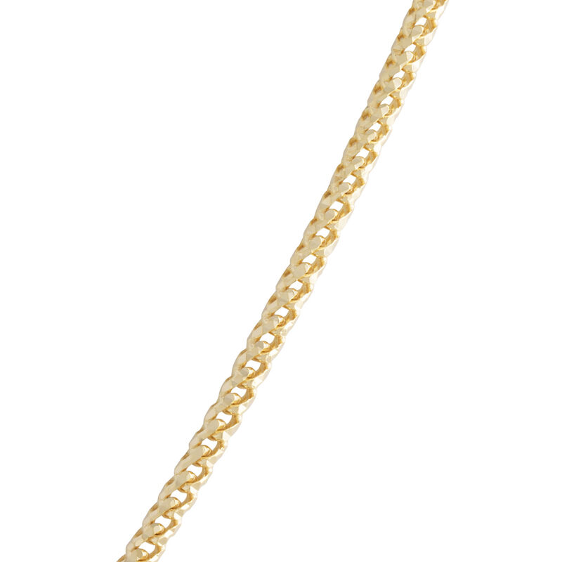 Toscano Diamond Cut Round Franco Chain 14K, 24" image number 1