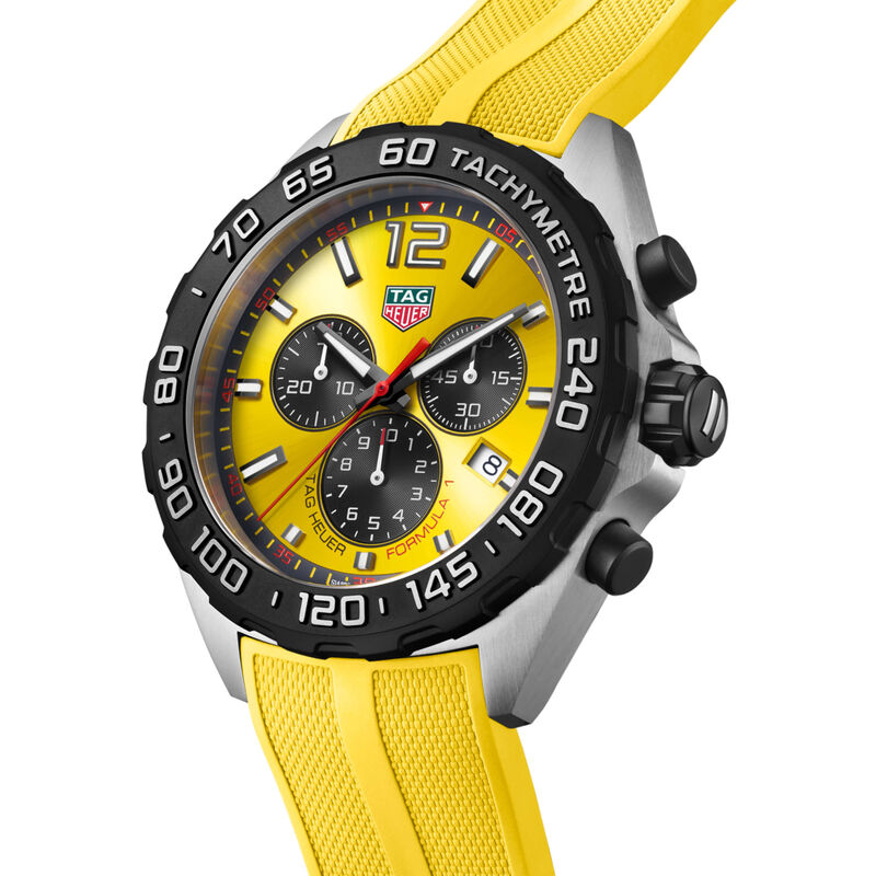 TAG Heuer Formula 1 Watch Steel Case Yellow Dial, 43mm image number 2