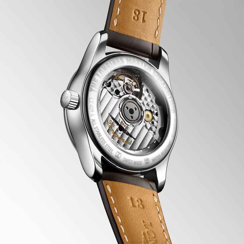 Longines Master Collection Moonphase Silver Dial Watch, 34mm image number 2