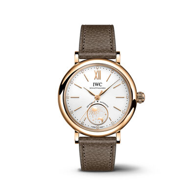 IWC Portofino Automatic Day & Night 34 Silver Dial Watch, 34mm