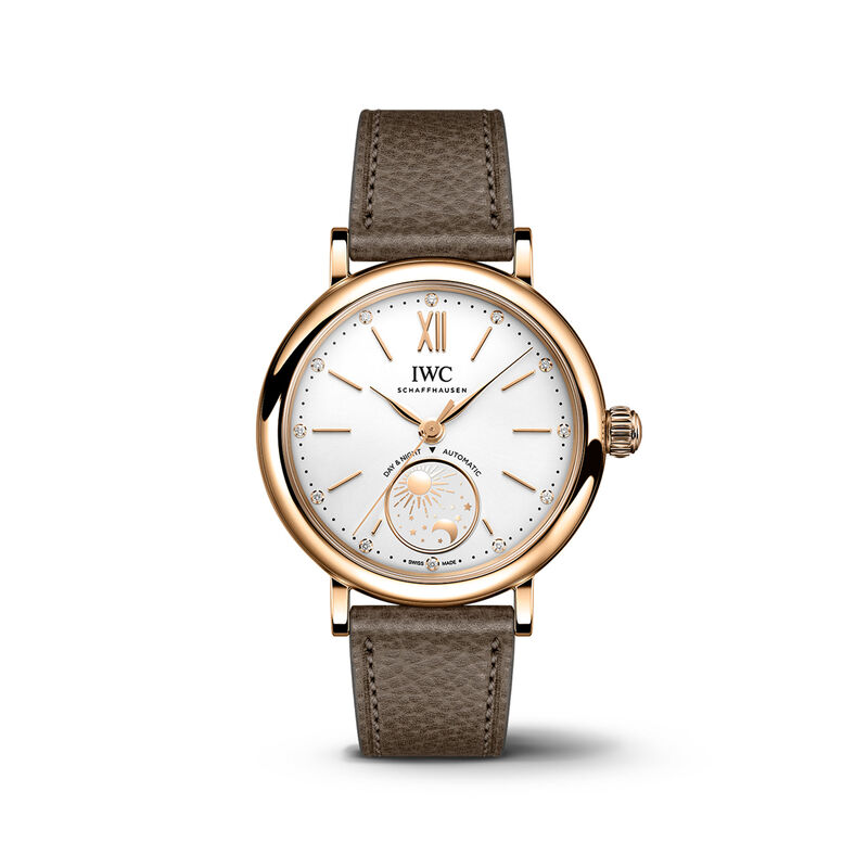 IWC Portofino Automatic Day & Night 34 Silver Dial Watch, 34mm image number 0