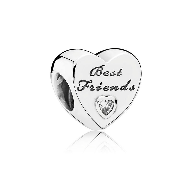 Pandora Friendship Heart Charm image number 1
