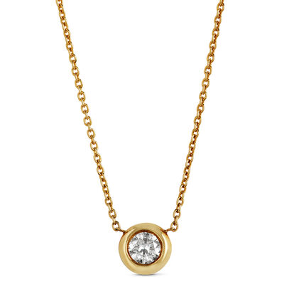 Roberto Coin Diamonds by the Inch 1-Station Diamond Necklace 18K