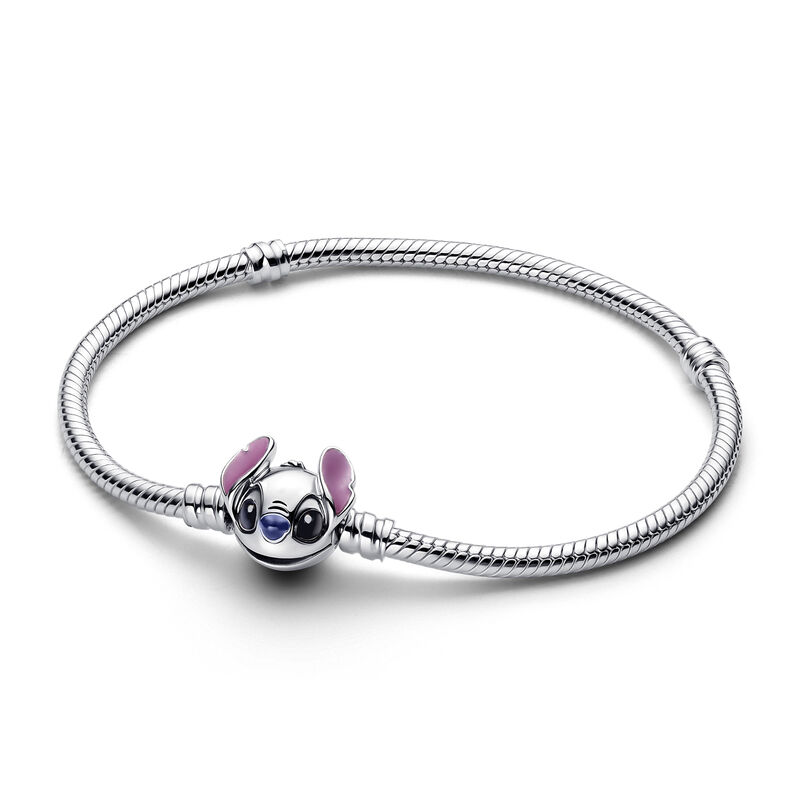 Pandora Disney Stitch Snake Chain Bracelet image number 0