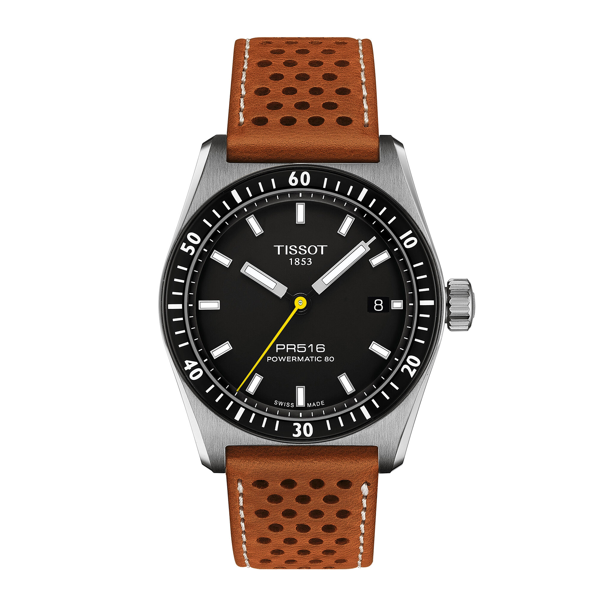 TISSOT PR516 Black Dial Watch, 38mm