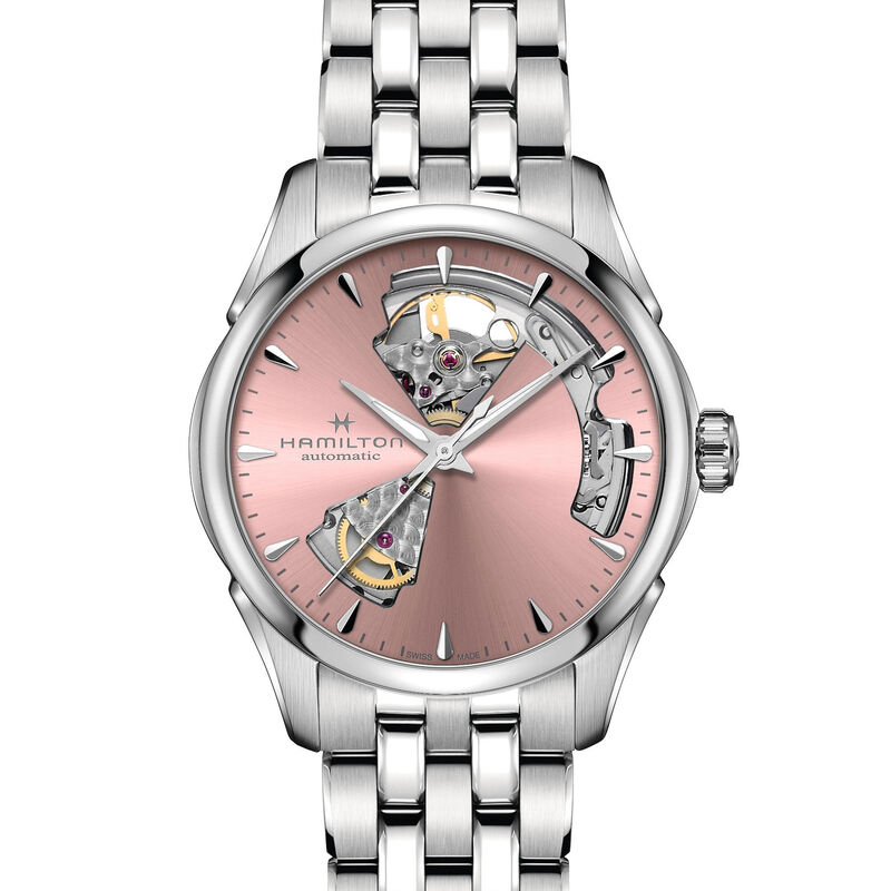 Hamilton Jazzmaster Open Heart Lady Auto Watch Pink Dial, 36mm image number 0