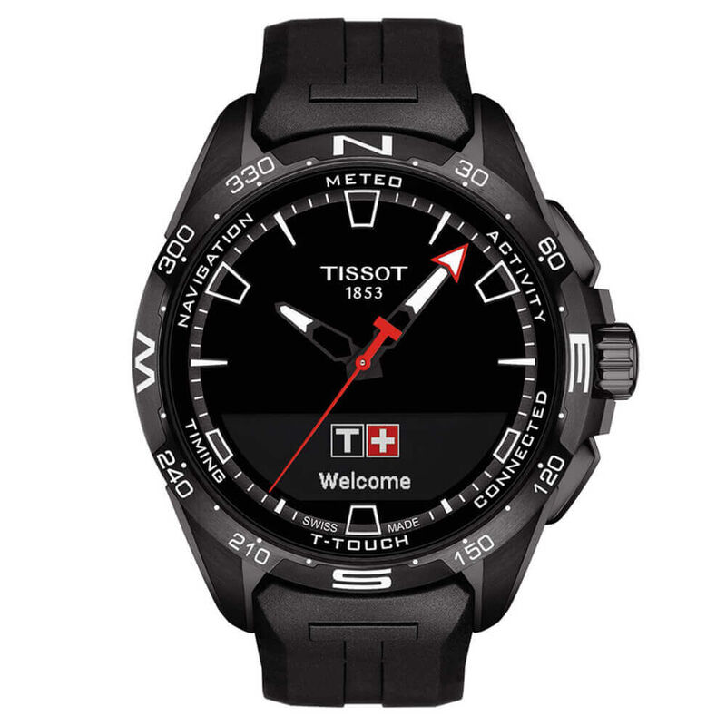 Tissot T-Touch Connect Solar Black PVD Titanium Watch, 47.5mm image number 0
