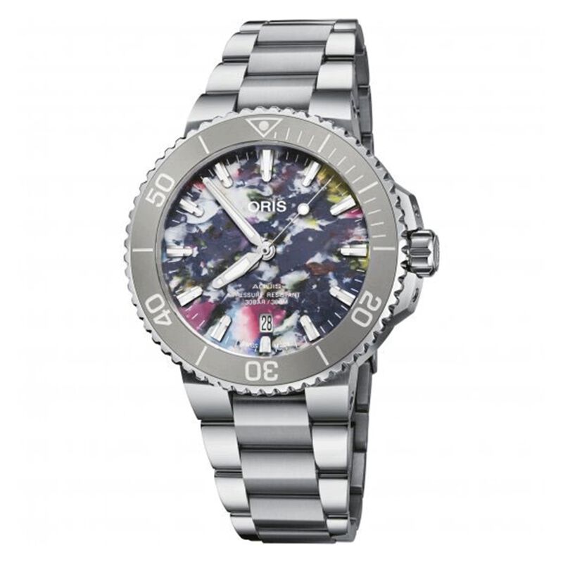 Oris Aquis Date Watch Multicolored Dial, 41.5mm image number 0