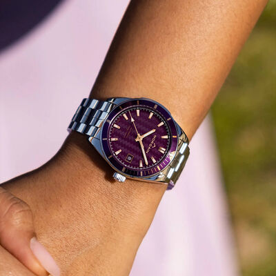 Norqain Adventure Sport Purple Steel Gold Watch, 37mm