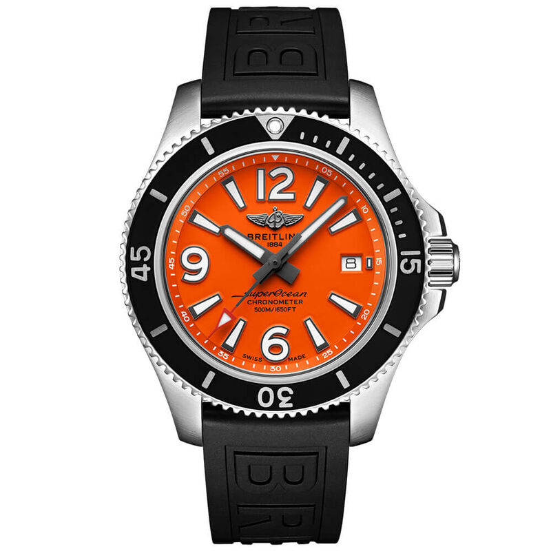 Breitling Superocean Automatic 42 Orange Rubber Watch, 42mm image number 1