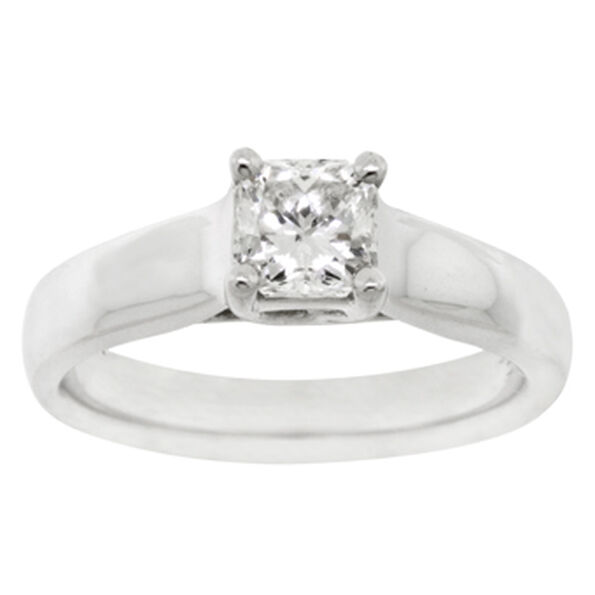 Ikuma Canadian Princess Cut Diamond Solitaire Ring 14K, 3/4 ct.