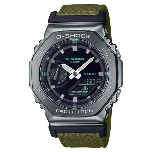 G-Shock GM2100CB-3A Utility Metal Coll Black Dial, 44.4mm