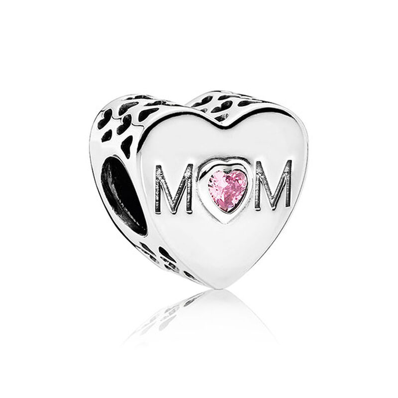 Pandora 'Mother's Heart' CZ Charm image number 1
