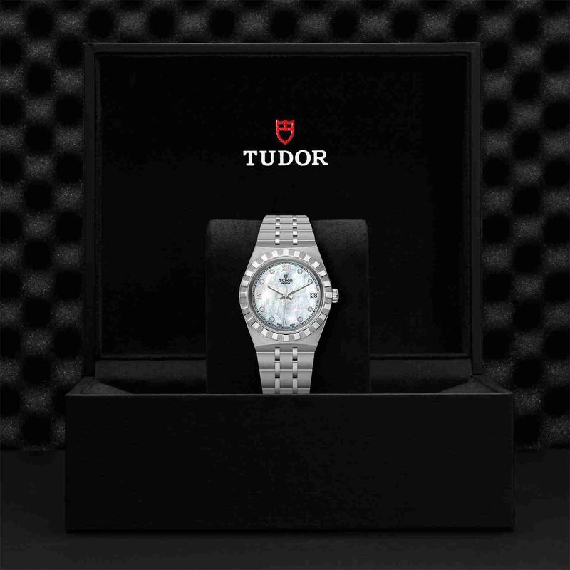 TUDOR Royal Watch Mother of Pearl Dial Steel Bracelet, 34mm image number 2