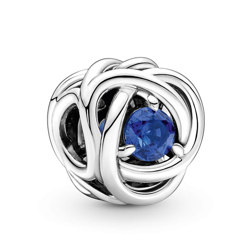 Pandora Blue Crystal Eternity Circle Charm image number 0