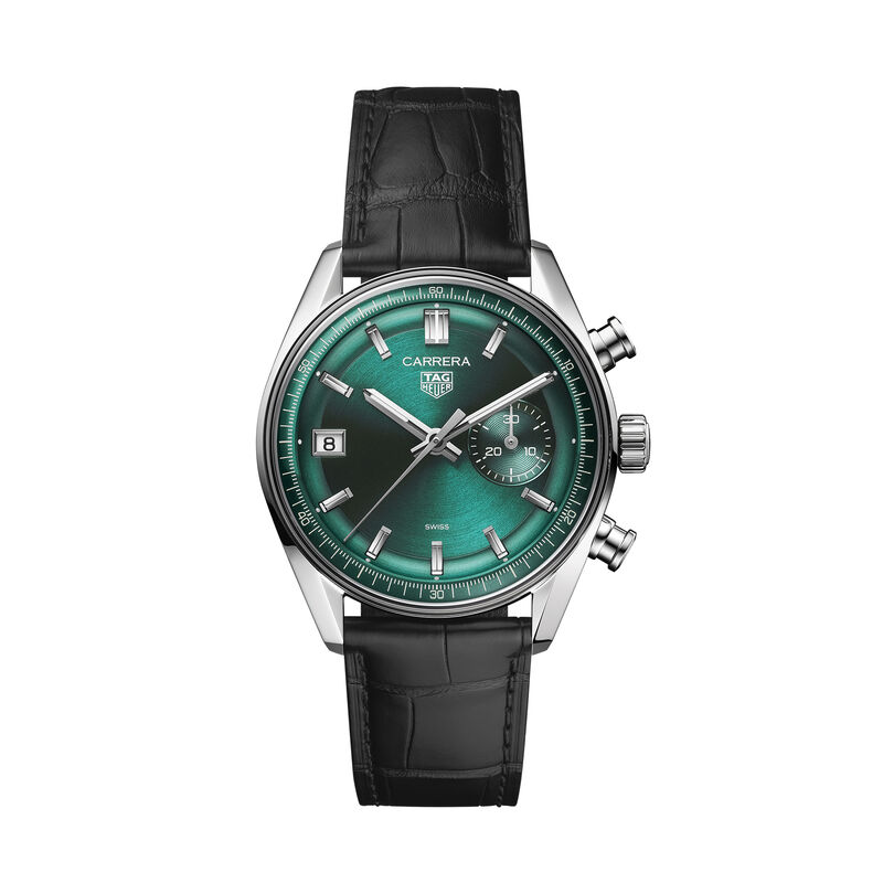TAG Heuer Carrera Chronograph Green Dial, 39mm image number 0