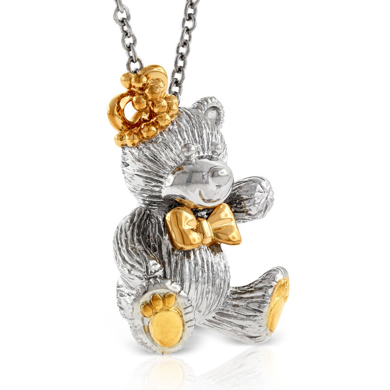 2014 Benny Bear Pendant in Sterling Silver image number 1