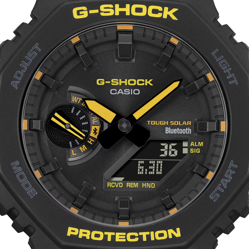 G-Shock Analog-Digital Watch Black Dial Black Resin Strap, 48.5mm image number 3