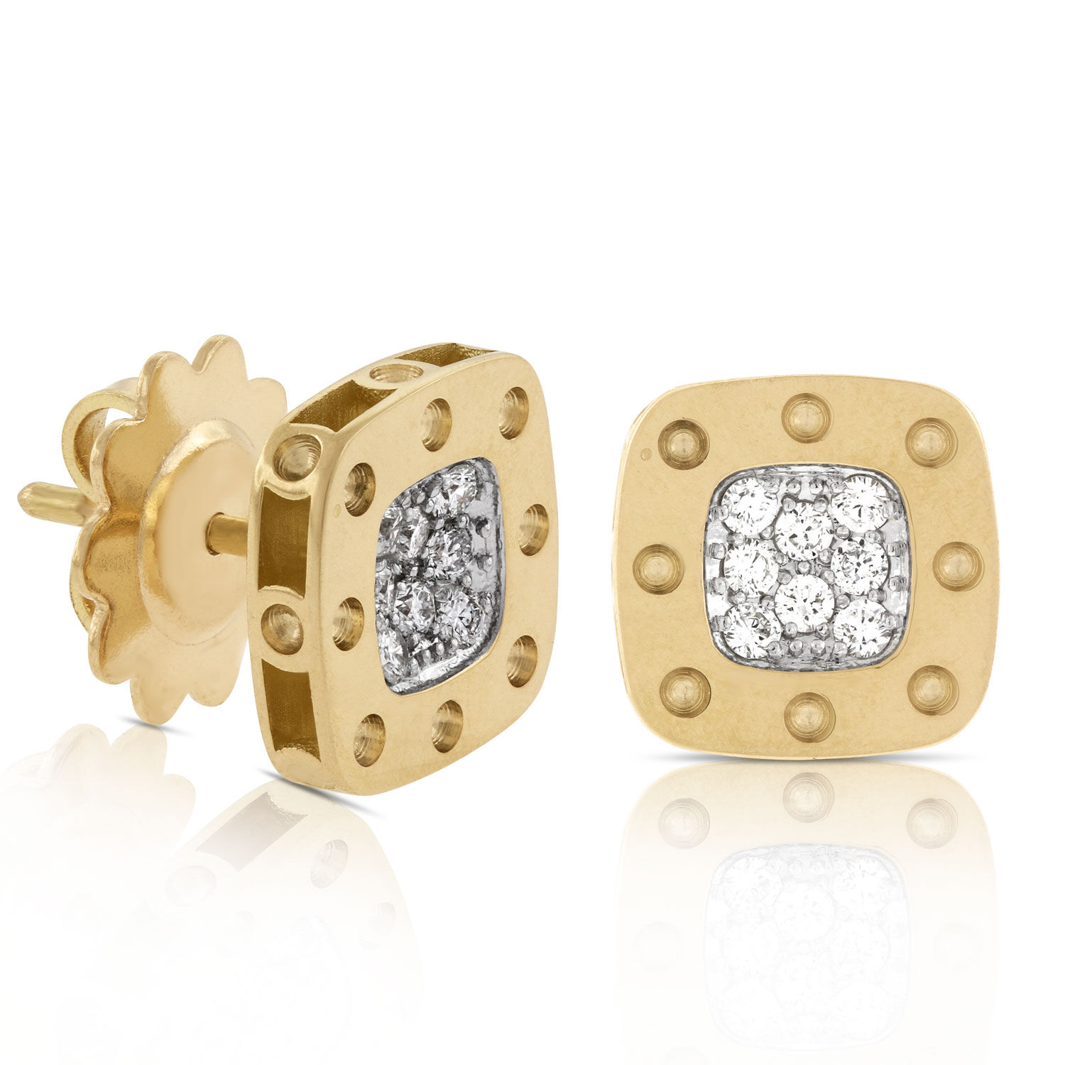 Roberto Coin Pois Moi Diamond Earrings 18K