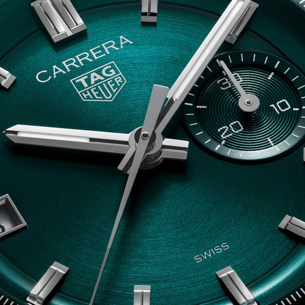 TAG Heuer Carrera Chronograph Green Dial, 39mm