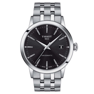 TISSOT Classic Dream Black Dial Watch, 42mm
