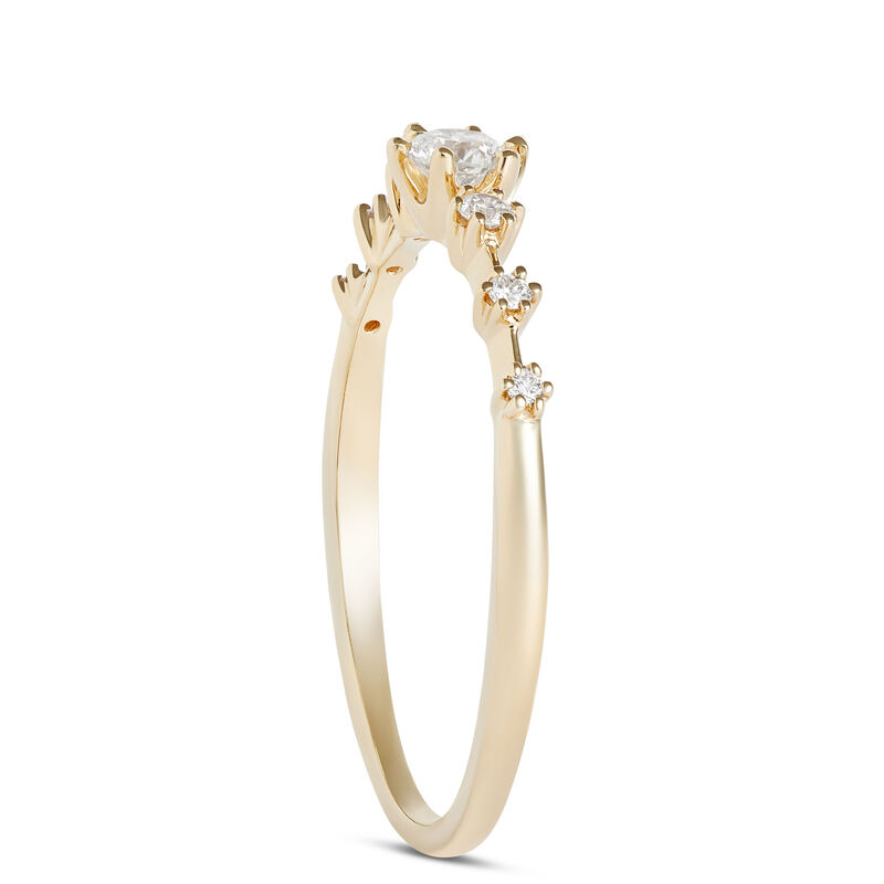 Diamond Promise Ring, 14K Yellow Gold image number 1