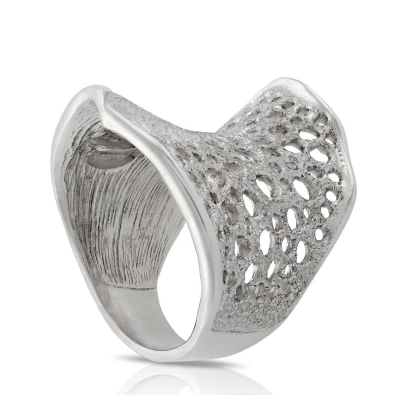 Honeycomb Ring in Sterling Silver image number 1