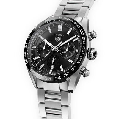 TAG Heuer Carrera Heuer 02 Automatic Mens Black Steel Watch