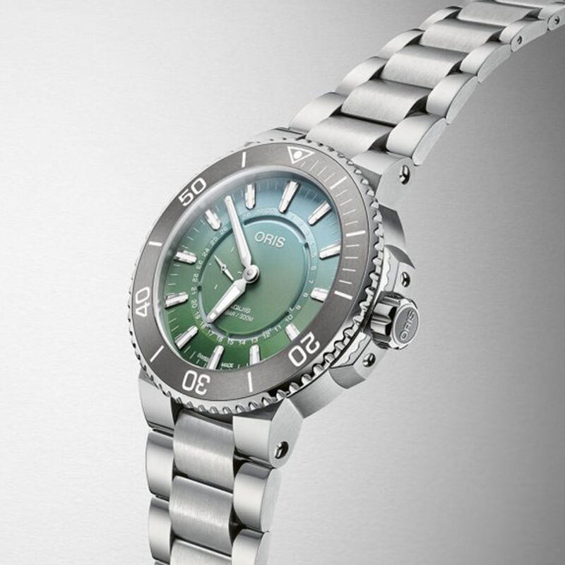 Oris Dat Watt Limited Edition II Watch Green Dial, 43.50mm image number 2