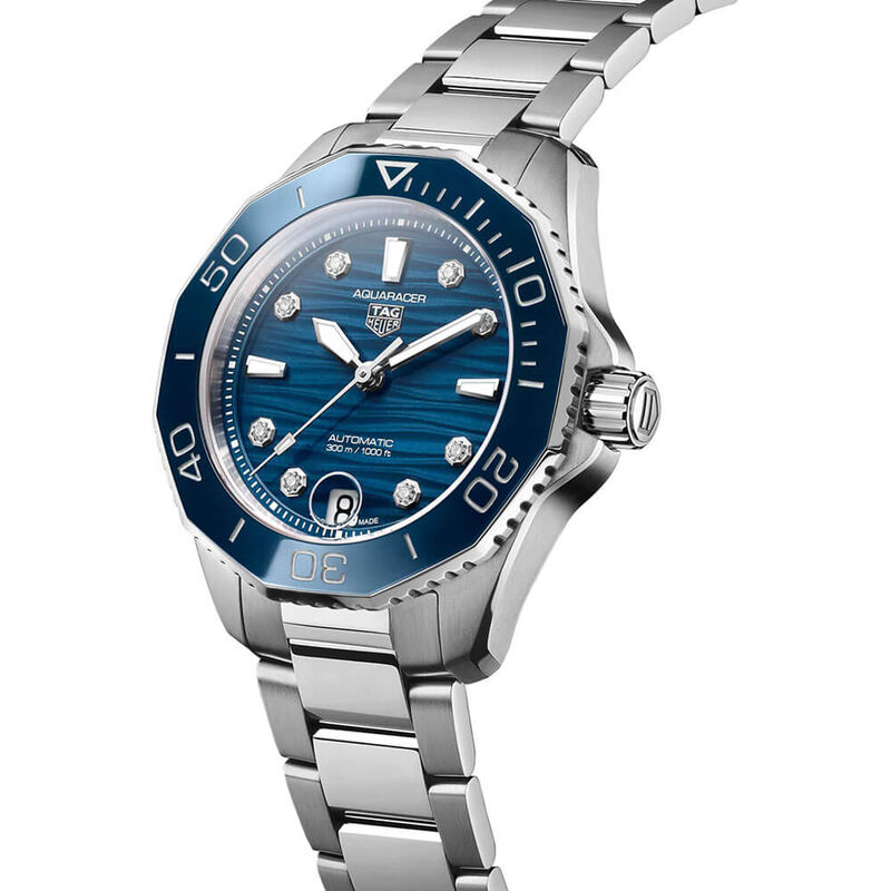 TAG Heuer Aquaracer Professional 300 Blue Steel Watch, 36mm image number 1