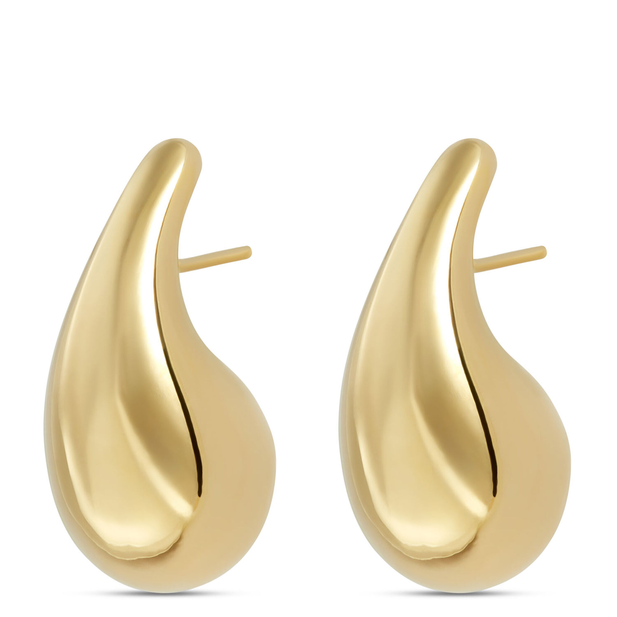 Toscano Teardrop Stud Earrings, 14K Yellow Gold