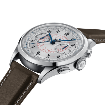 TISSOT Telemeter 1938 Silver Dial Watch, 42mm