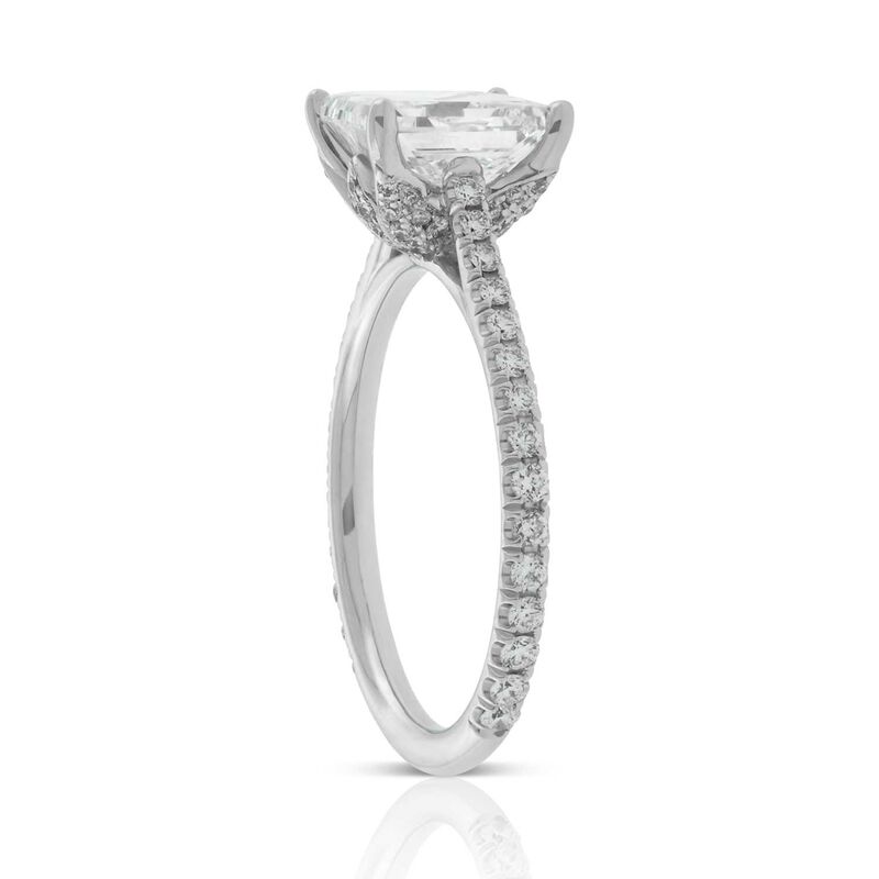 Princess Cut Solitaire Ring 18K, 2.14 ct. Center image number 1