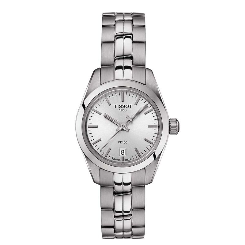 Tissot PR 100 Lady Small Silver Dial Steel Watch, 25mm image number 0