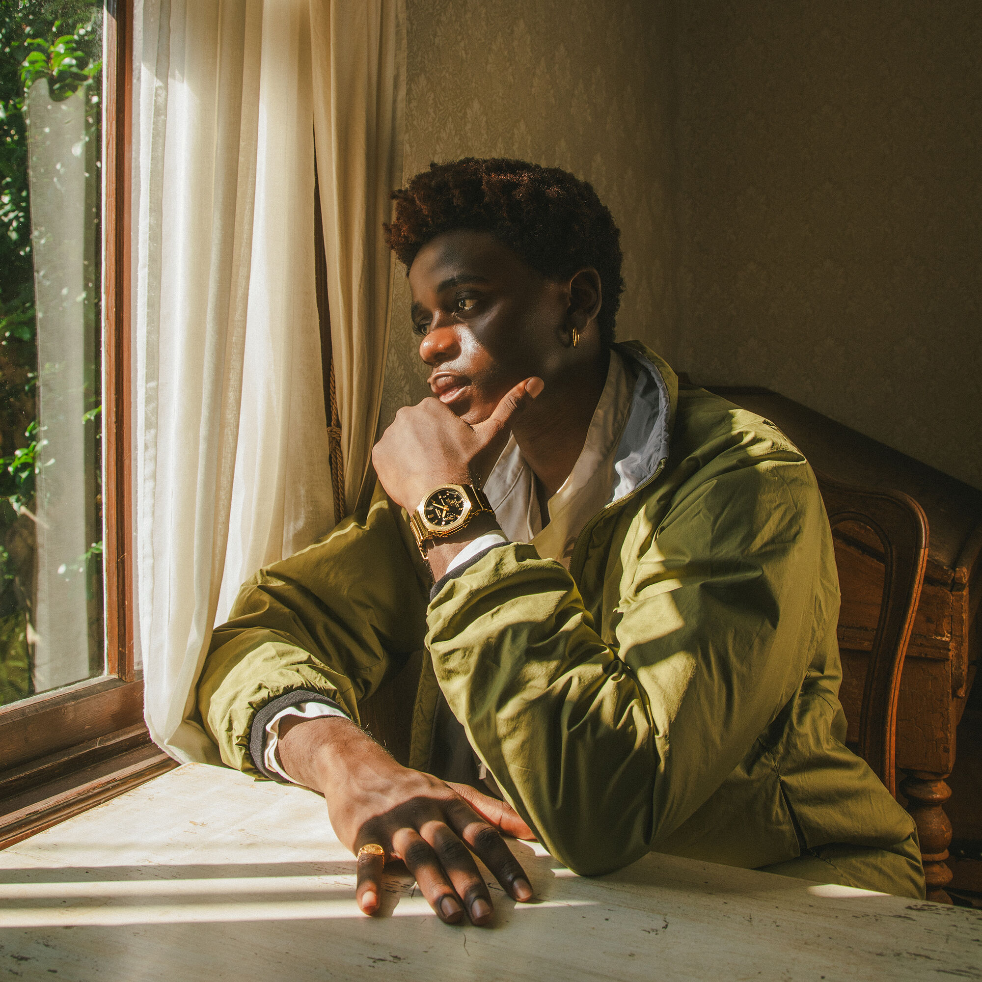 G-Shock G-Steel Fine Metallic Vapor Gold 2100 Series Black Mother