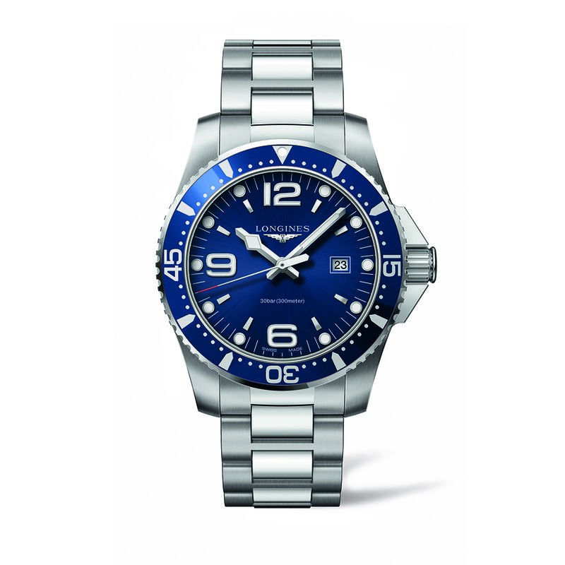 Longines Hydroconquest Sunray Blue Dial Watch, 44mm image number 0