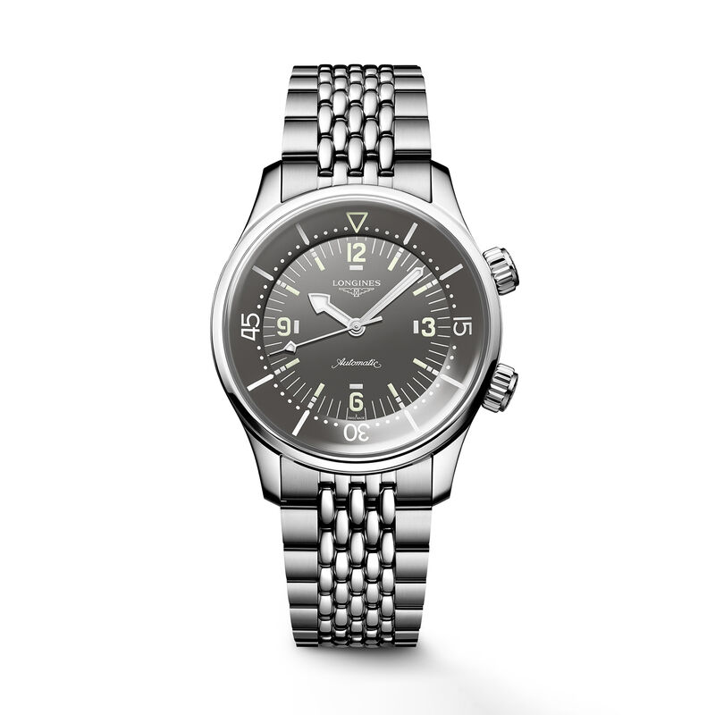 Longines Legend Diver Gray Dial Watch, 39mm image number 0
