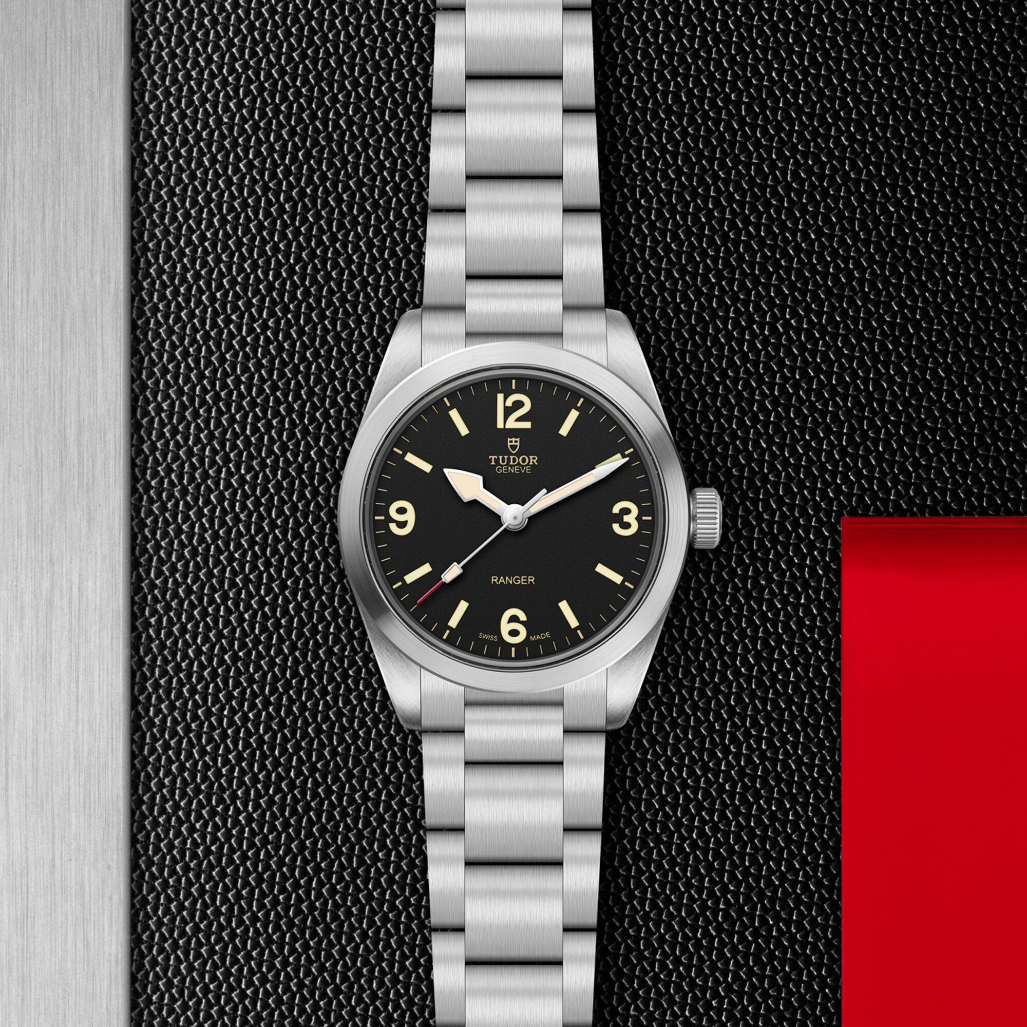 TUDOR Ranger Black Dial Watch, 36mm