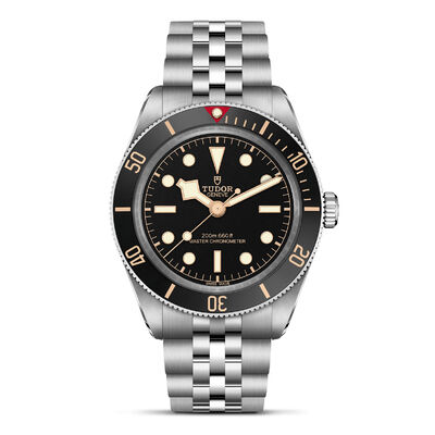 TUDOR Black Bay Black Dial Watch, 39mm