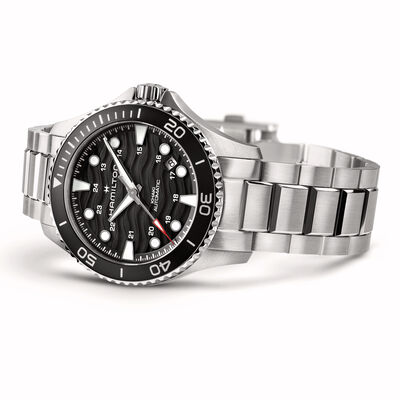Hamilton Khaki Navy Scuba Auto Black Dial Watch, 40mm