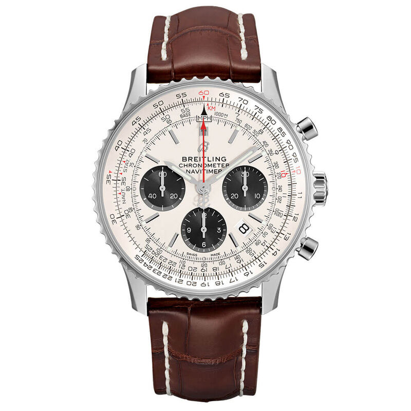 Breitling Navitimer B01 Chronograph 43 Silver Leather Watch, 43mm image number 0