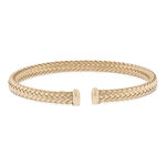 Toscano Woven Cuff Bracelet 14K