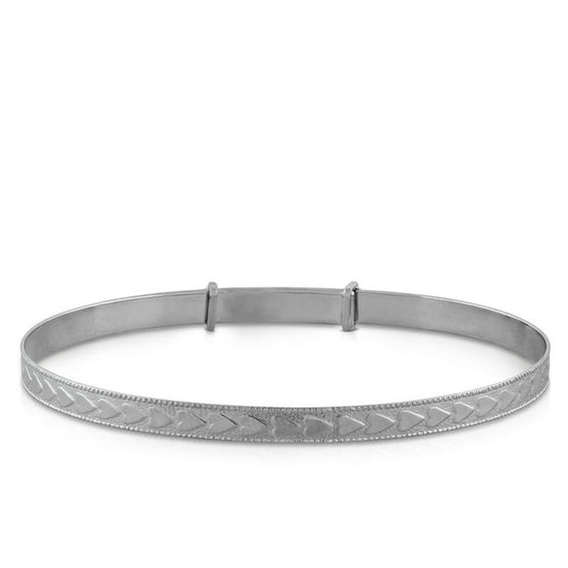 Baby Bangle in Silver image number 0