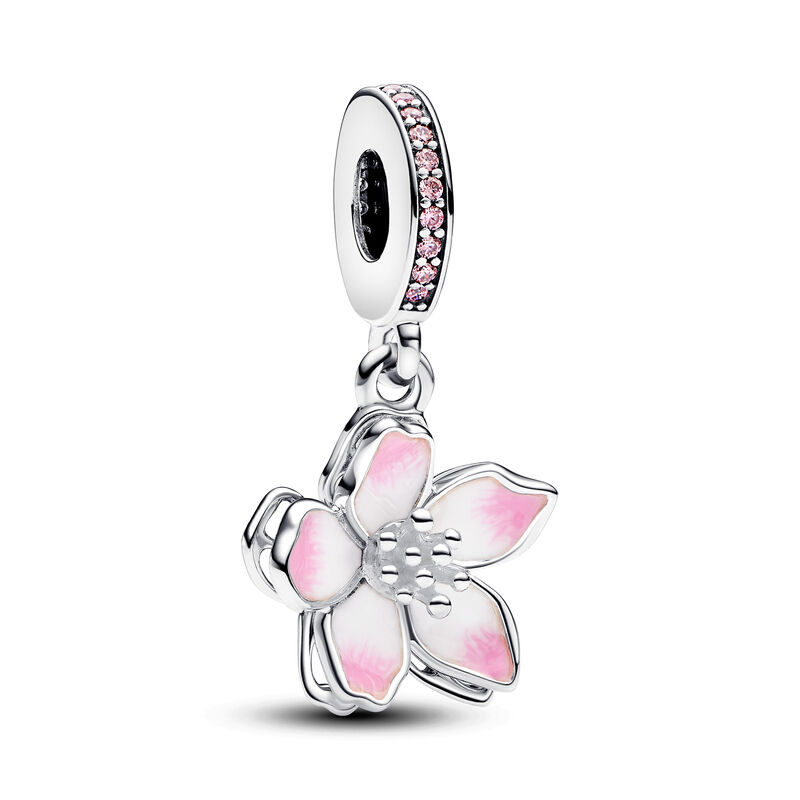 Pandora Cherry Blossom Dangle Charm image number 0