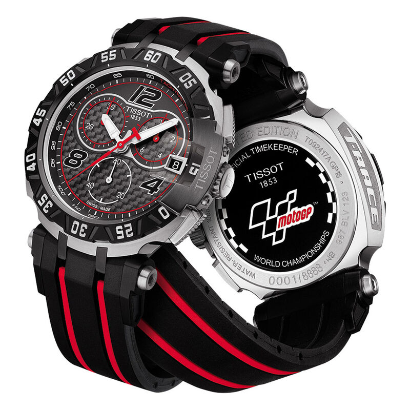 Tissot T-Race MotoGP 2016 Chronograph Black PVD Watch, 45mm image number 5