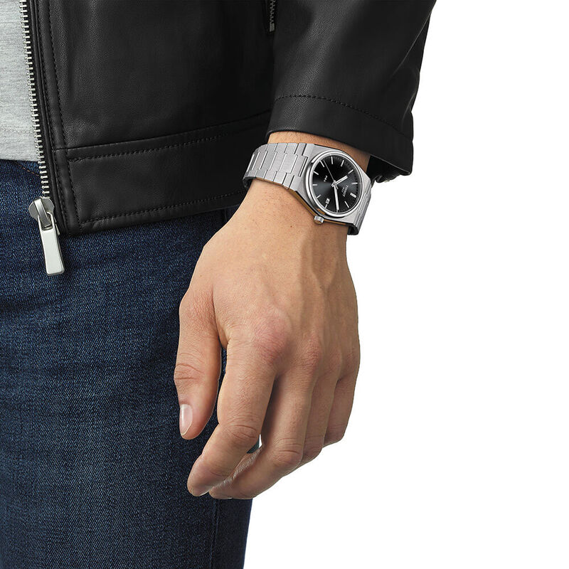 Tissot PRX Black Dial Steel Quartz  Watch, 40mm image number 1