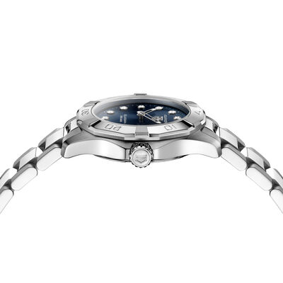 TAG Heuer Aquaracer Professional 100 Solargraph Blue Dial Watch, 28mm