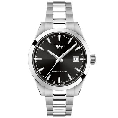 TISSOT Gentleman Black Dial Watch, 38mm